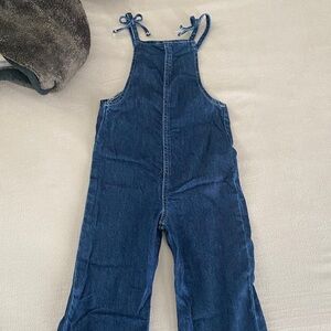 Zara Kids Blue Denim Overalls